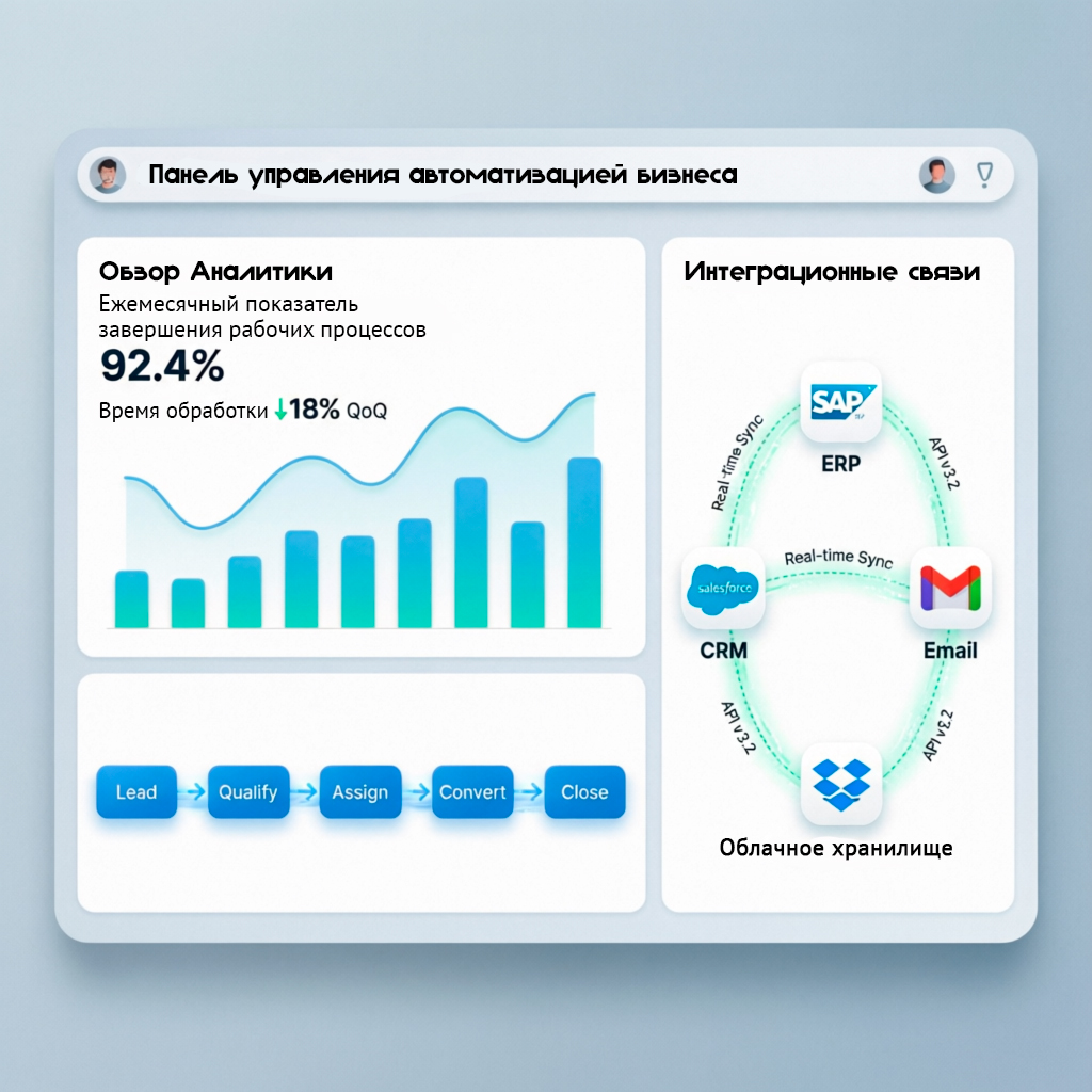 Панель автоматизации